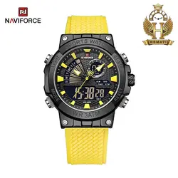ساعت مچی مردانه نیوی فورس دو زمانه NAVIFORCE NF9219 بند رابر