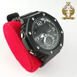 ساعت مچی مردانه اکسپونی EXPONI 3303 (مشکی نقره ای)