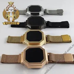 ساعت ال ای دی زنانه led302 (بند مگنتی) مشکی