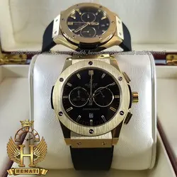 ساعت ست هابلوت بیگ بنگ Hublot Big Bang HUS101 قاب_طلایی