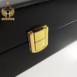 جعبه ساعت لوکس کلکسیونی چوبی 12تایی رنگ مشکی box12103