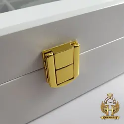 جعبه ساعت کلکسیونی چوبی 12تایی رنگ سفید box12110