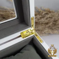 جعبه ساعت کلکسیونی چوبی 12تایی رنگ سفید box12110