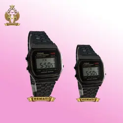 ساعت ست زنانه و مردانه کاسیو نوستالژی CASIO A159W مشکی