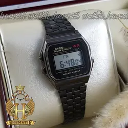 ساعت ست زنانه و مردانه کاسیو نوستالژی CASIO A159W مشکی