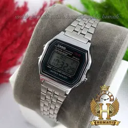 ساعت ست زنانه و مردانه کاسیو نوستالژی CASIO A159W نقره ای