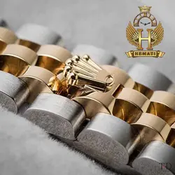 ساعت زنانه رولکس دیت جاست Rolex Datejust RODJL113 نقره ای رزگلد