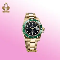 ساعت مردانه رولکس ساب مارینر Rolex submariner rosb106 طلایی(صفحه سبز)