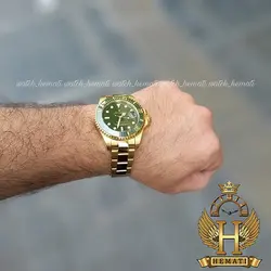 ساعت مردانه رولکس ساب مارینر Rolex submariner rosb106 طلایی(صفحه سبز)