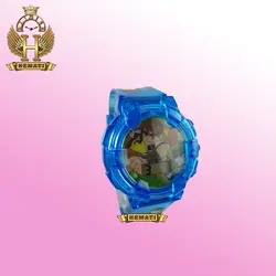 ساعت پسرانه (بچه گانه) بن تن کامپیوتری موزیکال چراغدار ch211 آبی