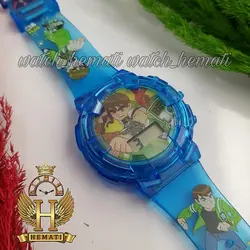 ساعت پسرانه (بچه گانه) بن تن کامپیوتری موزیکال چراغدار ch211 آبی