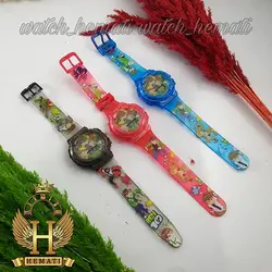 ساعت پسرانه (بچه گانه) بن تن کامپیوتری موزیکال چراغدار ch211 آبی