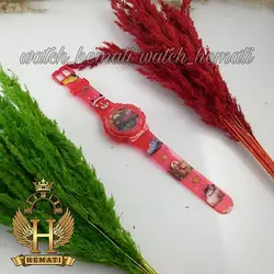 ساعت پسرانه (بچه گانه) مک کویین کامپیوتری موزیکال چراغدار ch214 قرمز