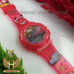 ساعت پسرانه (بچه گانه) مک کویین کامپیوتری موزیکال چراغدار ch214 قرمز