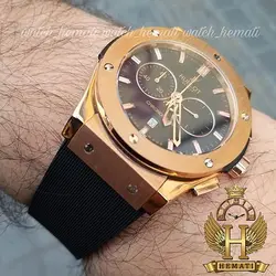 ساعت مردانه هابلوت بیگ بنگ Hublot Big Bang HU3M105 سه موتوره (رزگلد)