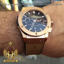 ساعت مردانه هابلوت بیگ بنگ Hublot Big Bang HU3M105 سه موتوره (رزگلد)