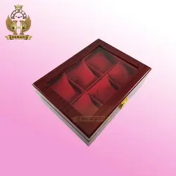 جعبه ساعت کلکسیونی چوبی 6 تایی رنگ قرمز جعبه ساعت کلکسیونی چوبی 6 تایی رنگ قرمز box6100