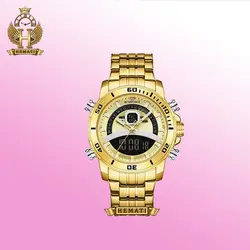 ساعت مچی مردانه نیوی فورس Naviforce NF9181M طلایی