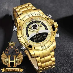 ساعت مچی مردانه نیوی فورس Naviforce NF9181M طلایی