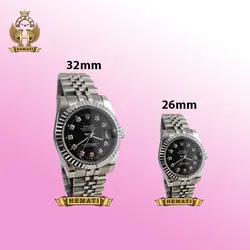 ساعت زنانه رولکس دیت جاست Rolex Datejust RODJL107 نقره ای