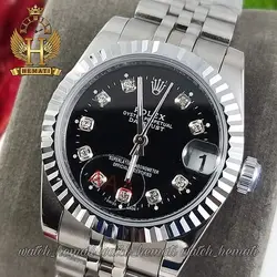 ساعت زنانه رولکس دیت جاست Rolex Datejust RODJL107 نقره ای