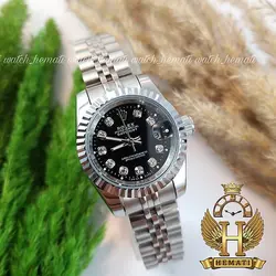 ساعت زنانه رولکس دیت جاست Rolex Datejust RODJL107 نقره ای