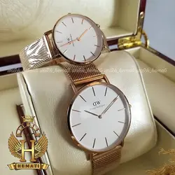 ساعت ست زنانه و مردانه دنیل ولینگتون Daniel Wellington DWSET51 رزگلد