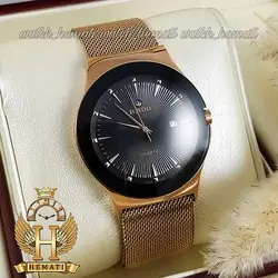 ساعت مردانه رادو استیل Rado RDH100 رزگلد (بند حصیری)