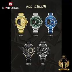 ساعت مردانه دو زمانه نیوی فورس NAVIFORCE NF9199M