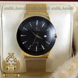 ساعت مردانه رادو استیل Rado RDH102 طلایی (بند حصیری)