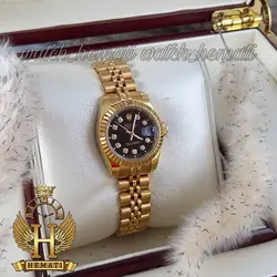 ساعت زنانه رولکس دیت جاست Rolex Datejust RODJL106 طلایی