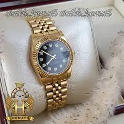 ساعت زنانه رولکس دیت جاست Rolex Datejust RODJL106 طلایی