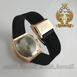 ساعت مردانه هابلوت بیگ بنگ قاب تراش سه موتوره (مشکی رزگلد) 582666