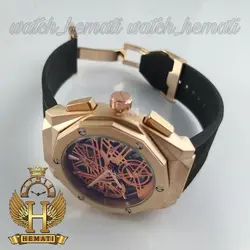 ساعت مردانه هابلوت بیگ بنگ قاب تراش سه موتوره (مشکی رزگلد) 582666