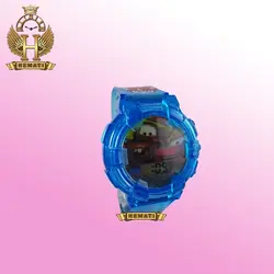 ساعت پسرانه (بچه گانه) مک کویین کامپیوتری موزیکال چراغدار ch213 آبی
