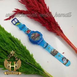 ساعت پسرانه (بچه گانه) مک کویین کامپیوتری موزیکال چراغدار ch213 آبی