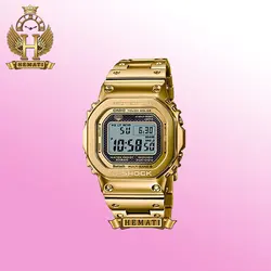 ساعت مردانه کاسیو جی شاک پروتکشن CASIO G-SHOCK GMW-B5000 طلایی