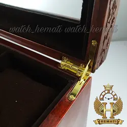 جعبه ساعت کلکسیونی چوبی 18تایی رنگ قهوه ای box18100