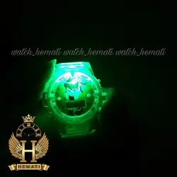 ساعت پسرانه بن تن کامپیوتری موزیکال چراغدار ch200 سبز