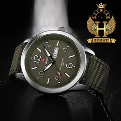ساعت مردانه نیوی فورس Naviforce NF9101M (بند سبز)