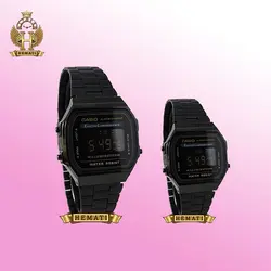 ساعت ست کاسیو نوستالژی CASIO A168 مشکی