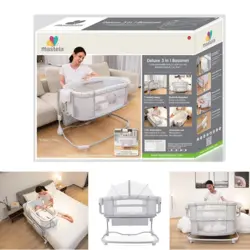 گهواره برقی و تخت کنار مادر ماستلا 3 در 1 - فروشگاه شهر کودک