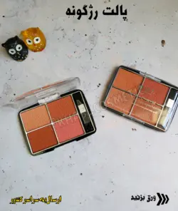 پالت رژگونه برند M.H.E