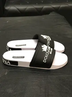 کد 1601 صندل dolce &amp; gabbana مشکی رویه زیره سفید milano