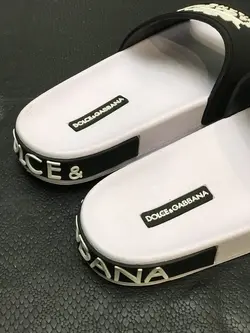 کد 1601 صندل dolce &amp; gabbana مشکی رویه زیره سفید milano