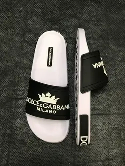 کد 1601 صندل dolce &amp; gabbana مشکی رویه زیره سفید milano
