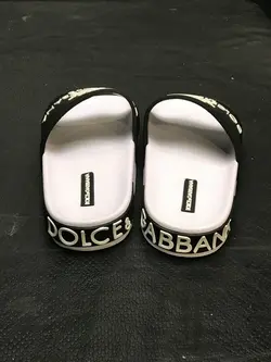 کد 1601 صندل dolce &amp; gabbana مشکی رویه زیره سفید milano