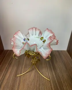 شیرینی خوری صورتی لب چین تک نفره