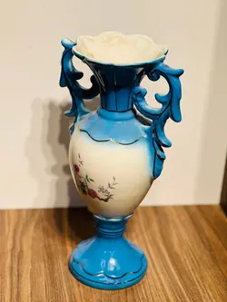 دو عدد گلدان قصاعی قدیمی