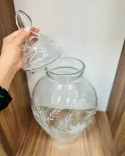 بانکه بلور بدنه تراش آنتیک‌